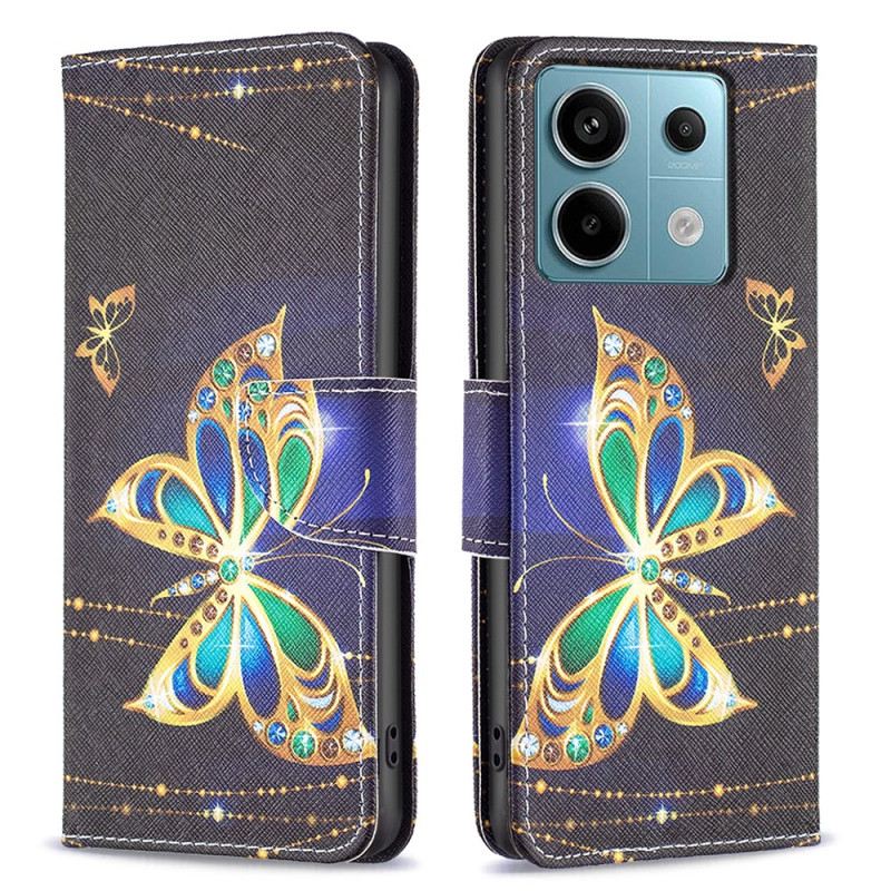 Fliptok Xiaomi Redmi Note 13 Pro 4g Pillangós Ékszerek