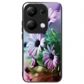 Mobiltelefon Tokok Xiaomi Redmi Note 13 Pro 4g Lila Krizantém Edzett Üveg