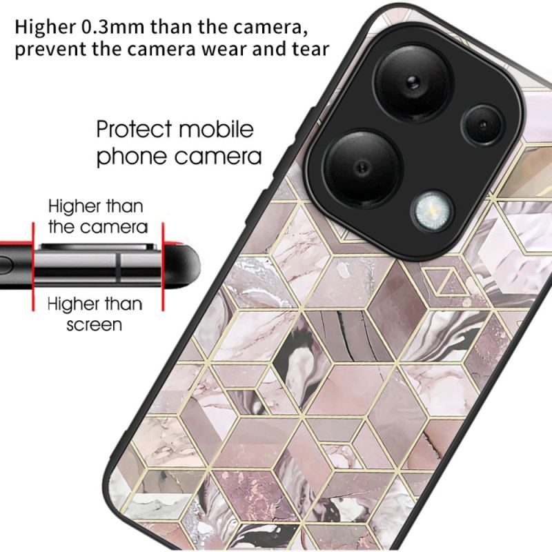 Tok Xiaomi Redmi Note 13 Pro 4g Blokk Márvány Edzett Üveg