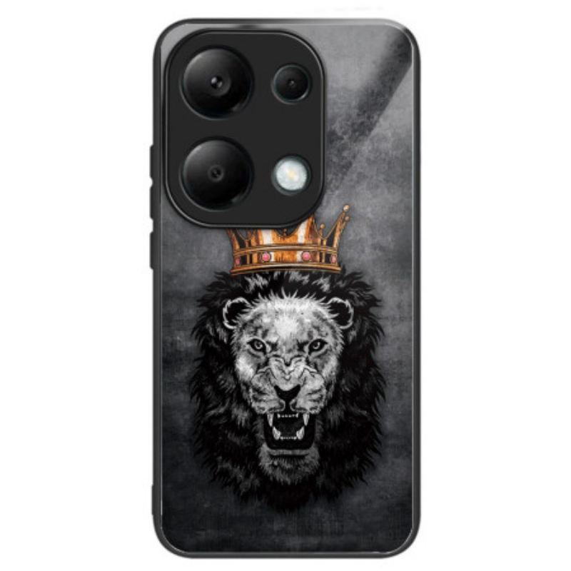 Tok Xiaomi Redmi Note 13 Pro 4g Koronás Oroszlán Edzett Üveg