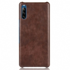 Telefontok Sony Xperia L4 Licsi Bőr Hatás