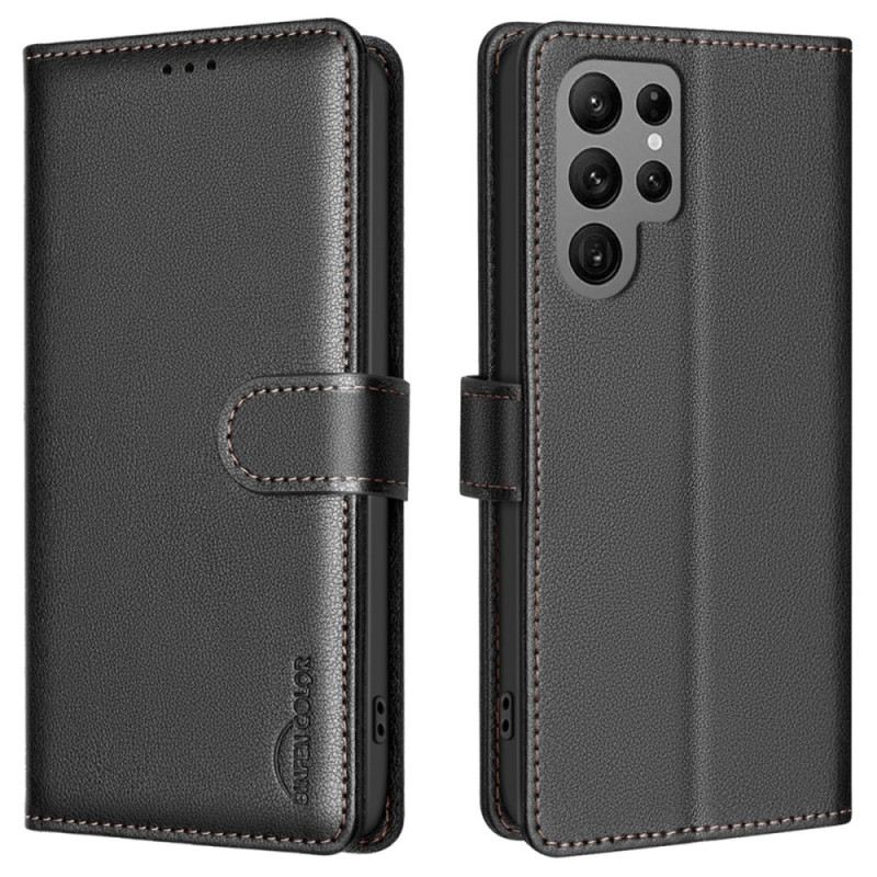 Bőrtok Samsung Galaxy S25 Ultra 5g Binfen Color Rfid Technológia