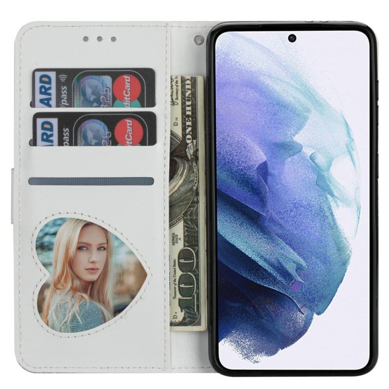 Bőrtok Samsung Galaxy S25 Ultra 5g Csillámos Tok Pánttal