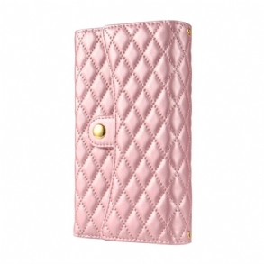 Bőrtok Samsung Galaxy S25 Ultra 5g Steppelt Pénztárca Vállpánttal