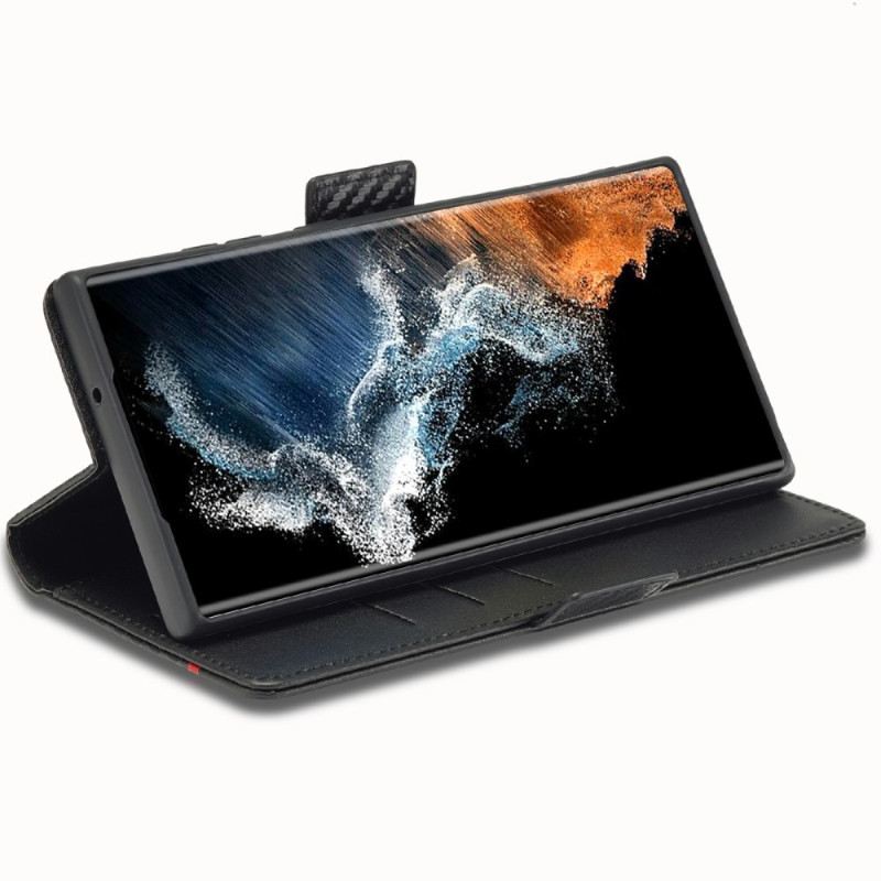 Bőrtok Samsung Galaxy S25 Ultra 5g Szénszálas Lc.imeeke