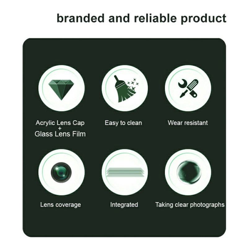 Edzett Üveg Lencsevédő Samsung Galaxy S25 Ultra 5g-hez (fekete Változat)