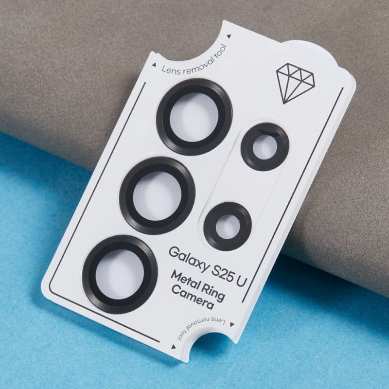 Fém Lencsevédő Samsung Galaxy S25 Ultra 5g Készülékhez Galvanizált És Edzett Üveg