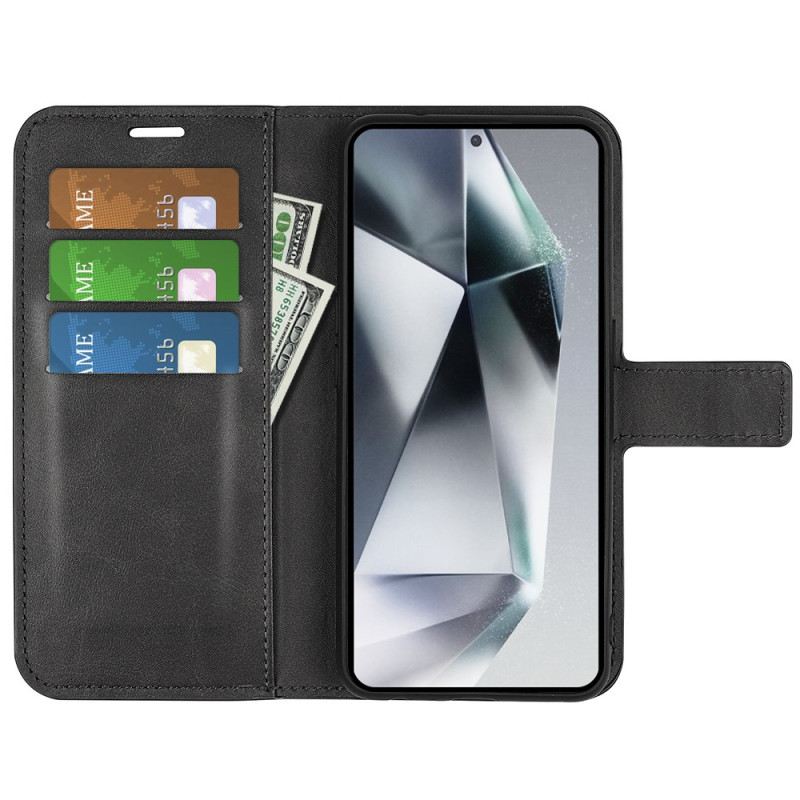 Fliptok Samsung Galaxy S25 Ultra 5g Bőr Stílusú