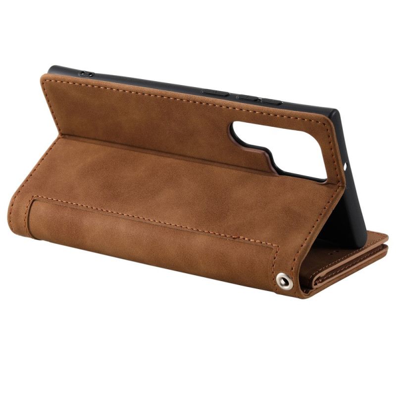 Fliptok Samsung Galaxy S25 Ultra 5g Cipzáras Pénztárca