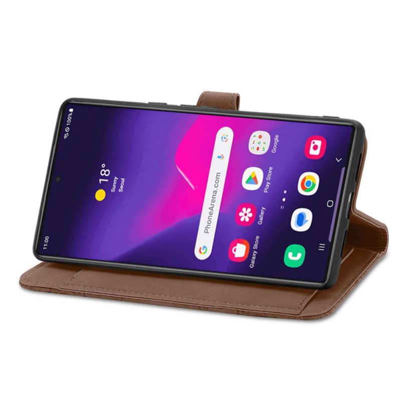 Fliptok Samsung Galaxy S25 Ultra 5g Csipkés Cipzáras Pénztárca