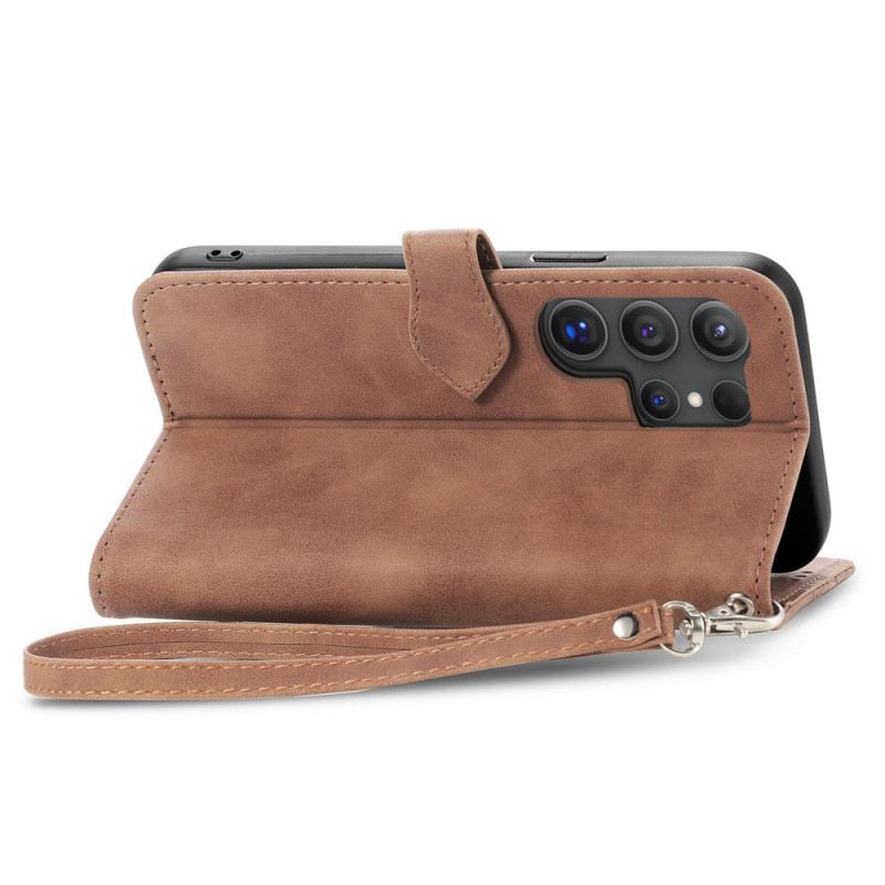 Fliptok Samsung Galaxy S25 Ultra 5g Csipkés Cipzáras Pénztárca