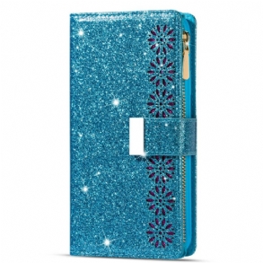 Fliptok Samsung Galaxy S25 Ultra 5g Flitteres Ezüst Csattal