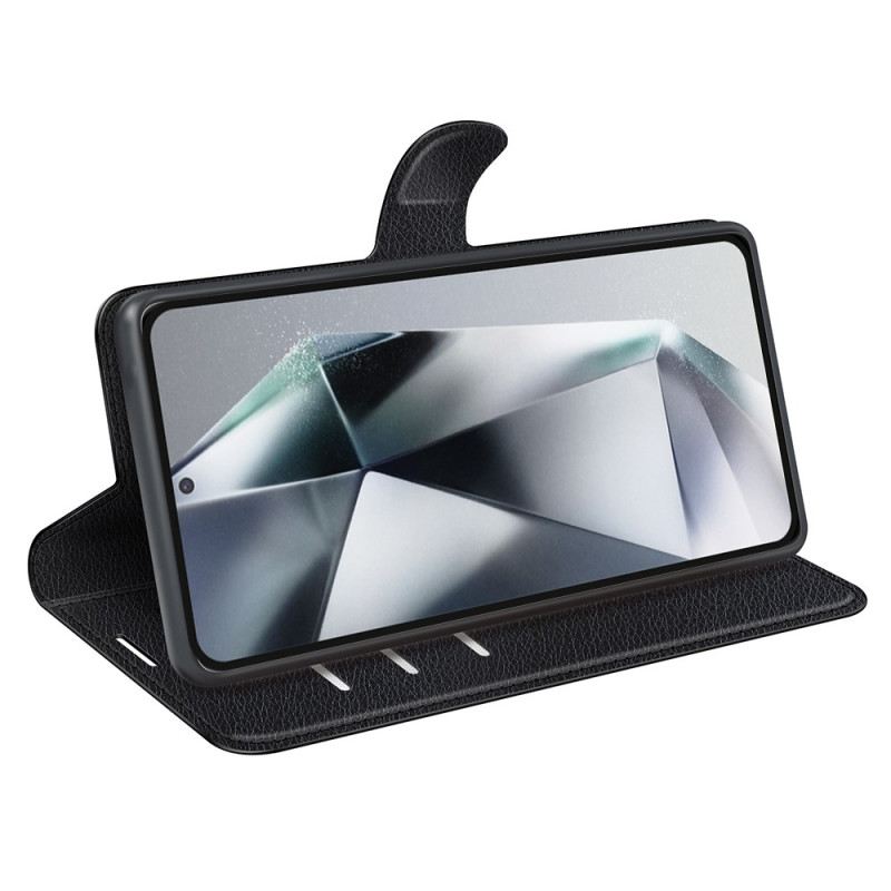 Fliptok Samsung Galaxy S25 Ultra 5g Klasszikus Licsi Műbőr