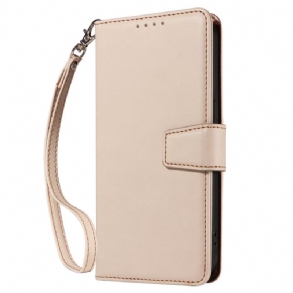 Fliptok Samsung Galaxy S25 Ultra 5g Rfid Bőr Pénztárca Pánttal