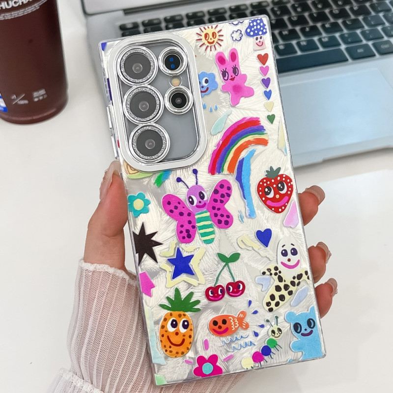 Hülle Für Samsung Galaxy S25 Ultra 5g Lustige Schmetterlinge