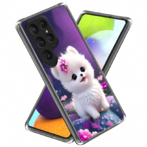 Hülle Samsung Galaxy S25 Ultra 5g Handyhülle Weißer Welpe