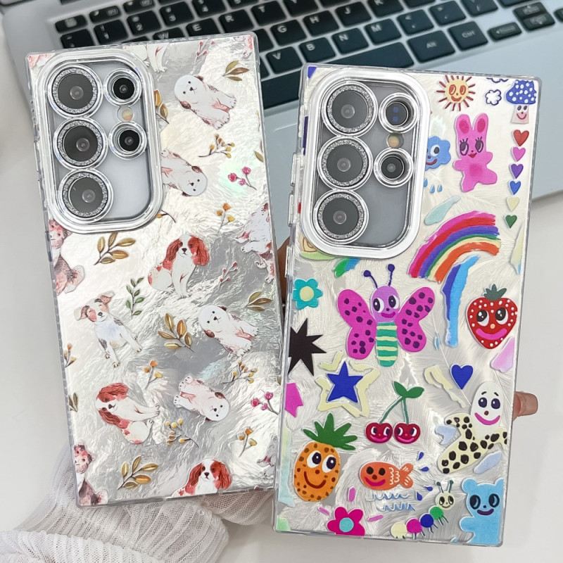 Hülle Samsung Galaxy S25 Ultra 5g Muster Mit Linsenschutz