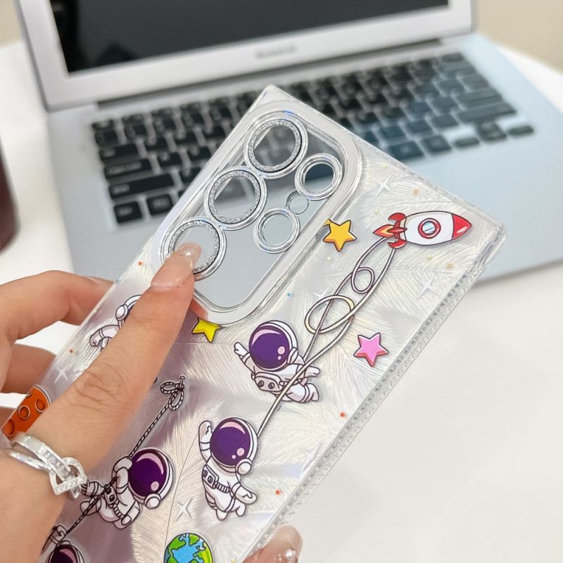 Hülle Samsung Galaxy S25 Ultra 5g Muster Mit Linsenschutz