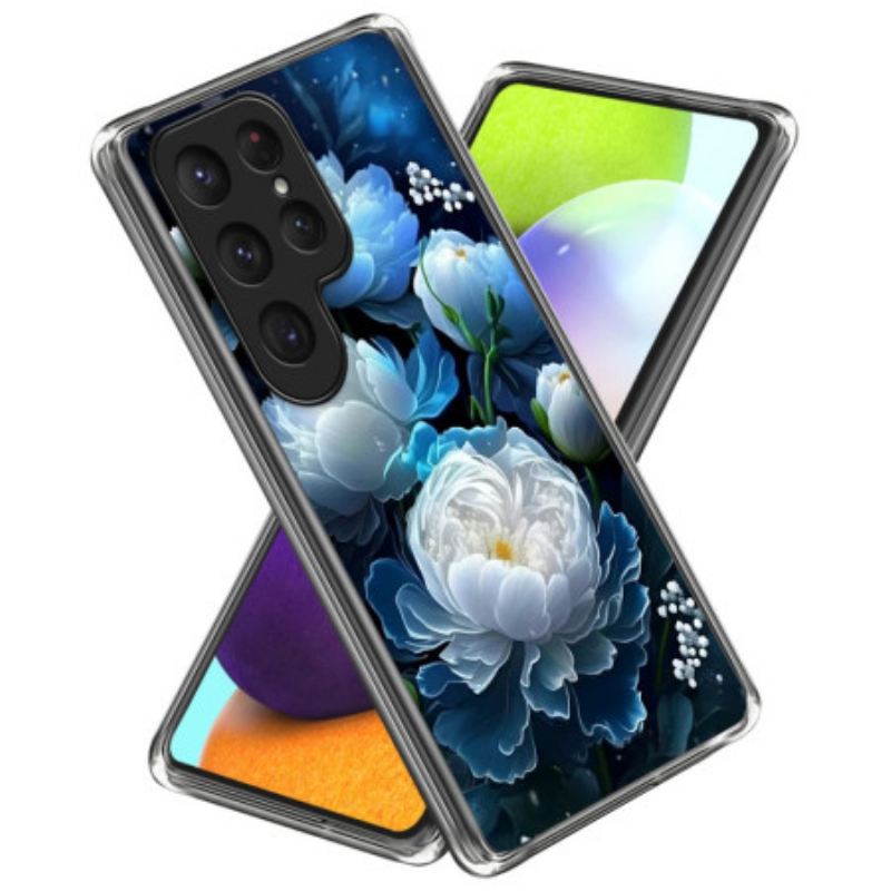 Hülle Samsung Galaxy S25 Ultra 5g Weiße Pfingstrose