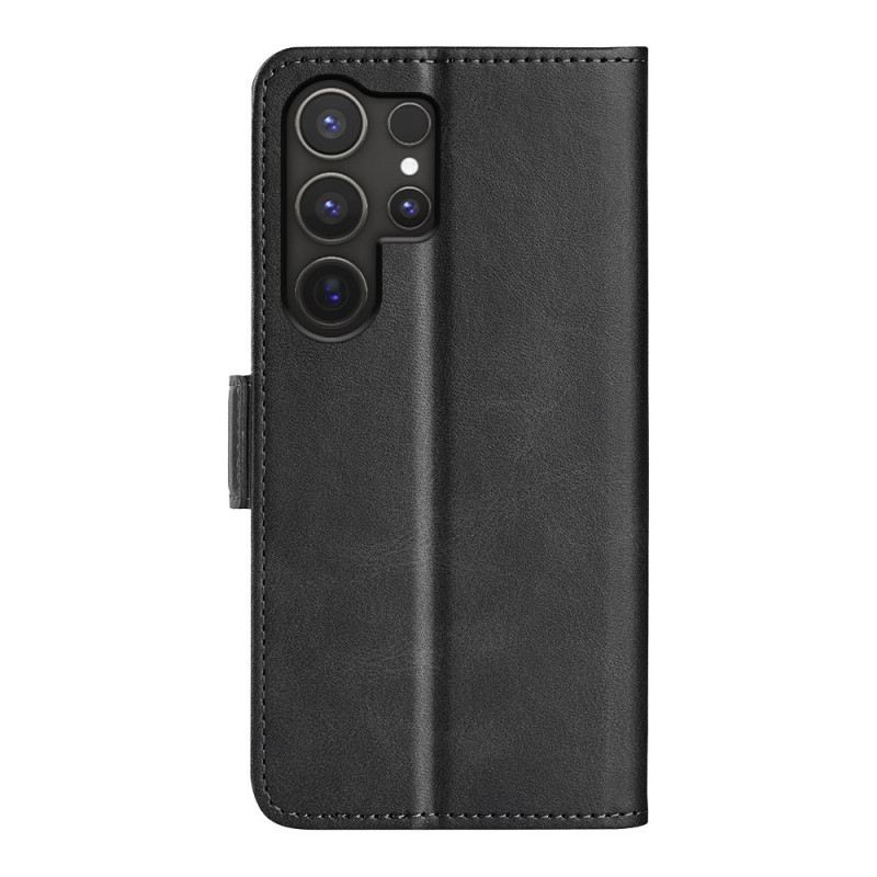 Kinyitható Bőrtok Samsung Galaxy S25 Ultra 5g Dupla Csat