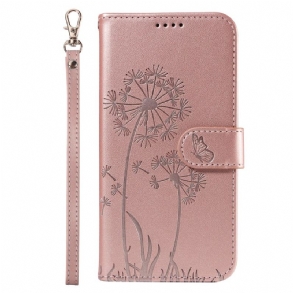 Kinyitható Bőrtok Samsung Galaxy S25 Ultra 5g Pitypang Pánt