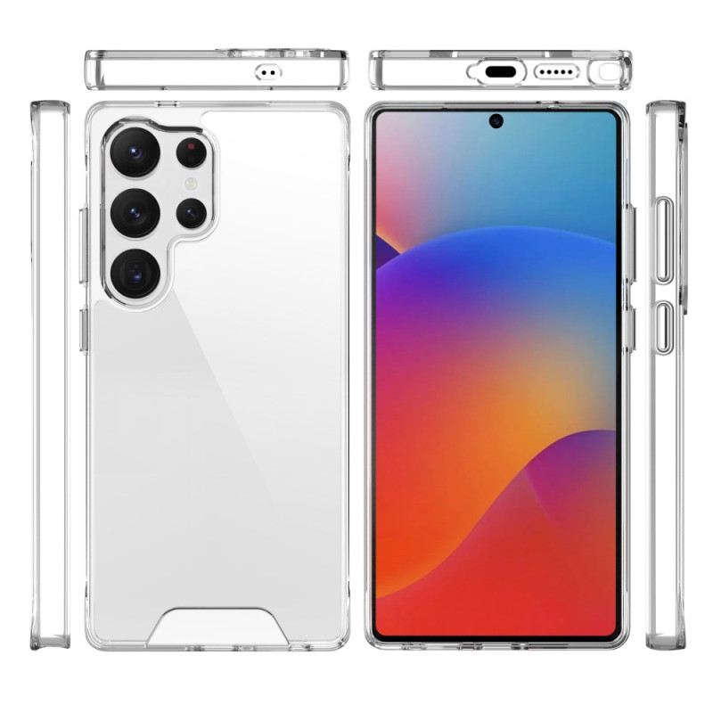 Mobiltelefon Tokok Samsung Galaxy S25 Ultra 5g Átlátszó Fúziós Üveg