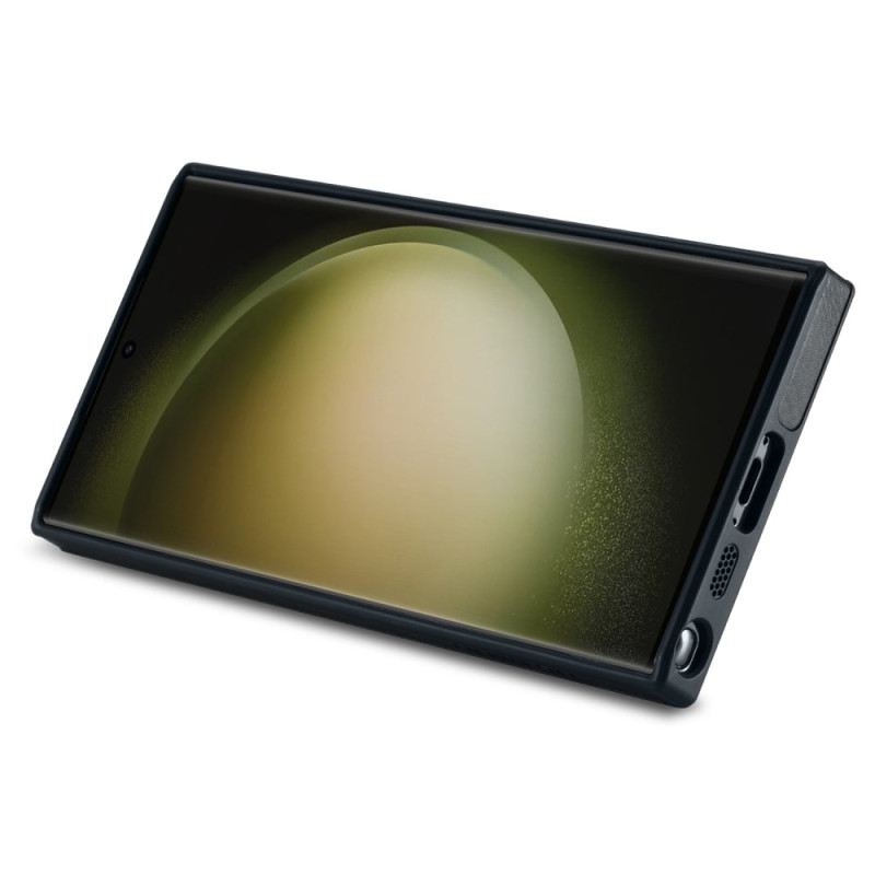 Mobiltelefon Tokok Samsung Galaxy S25 Ultra 5g Dg.ming Bőr Stílusú