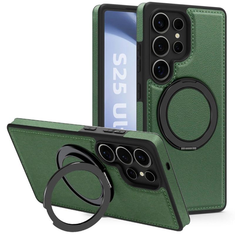 Mobiltelefon Tokok Samsung Galaxy S25 Ultra 5g Mágneses Forgó Állvánnyal