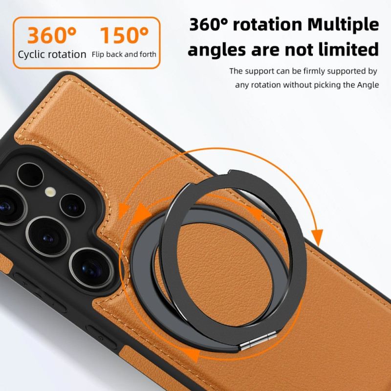 Mobiltelefon Tokok Samsung Galaxy S25 Ultra 5g Mágneses Forgó Állvánnyal