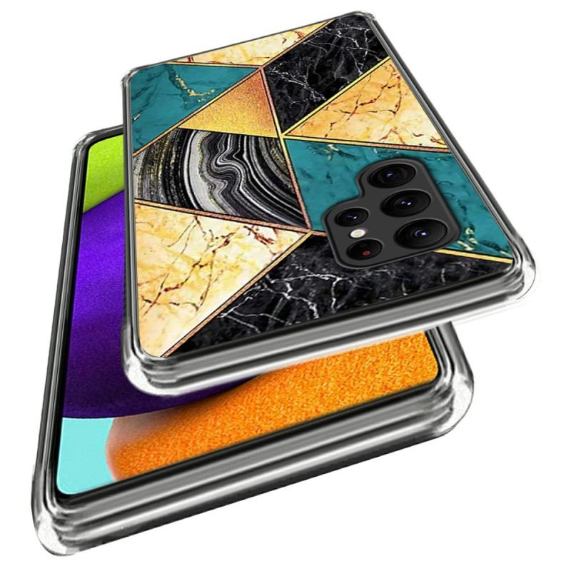 Mobiltelefon Tokok Samsung Galaxy S25 Ultra 5g Összeolvadt Márvány