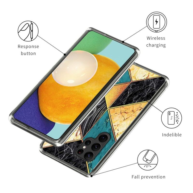 Mobiltelefon Tokok Samsung Galaxy S25 Ultra 5g Összeolvadt Márvány