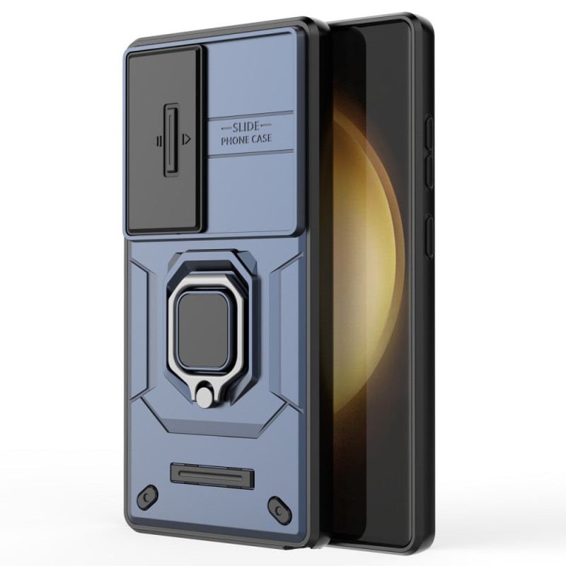 Mobiltelefon Tokok Samsung Galaxy S25 Ultra 5g Tartós Gyűrű Lencsevédővel