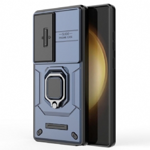 Mobiltelefon Tokok Samsung Galaxy S25 Ultra 5g Tartós Gyűrű Lencsevédővel