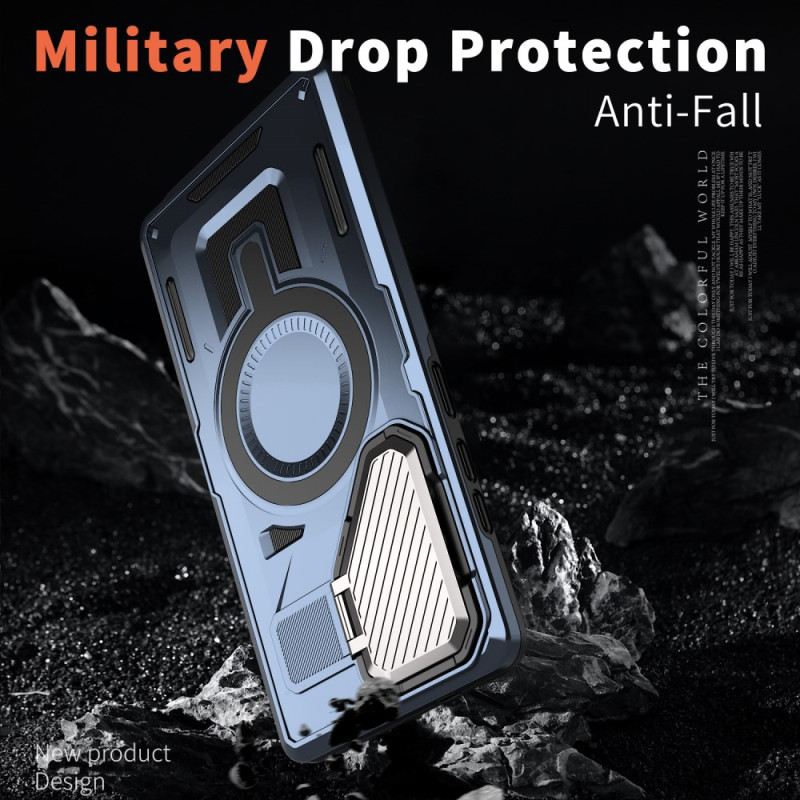 Telefontok Samsung Galaxy S25 Ultra 5g Fémes Hatású Lencsevédővel És Állvánnyal