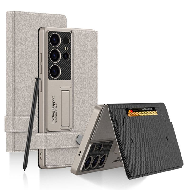 Telefontok Samsung Galaxy S25 Ultra 5g Gkk Kártyatartóval És Állvánnyal