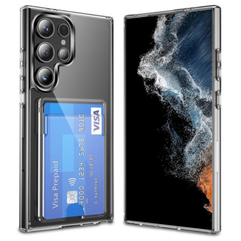 Tok Samsung Galaxy S25 Ultra 5g Átlátszó Kártyatartóval