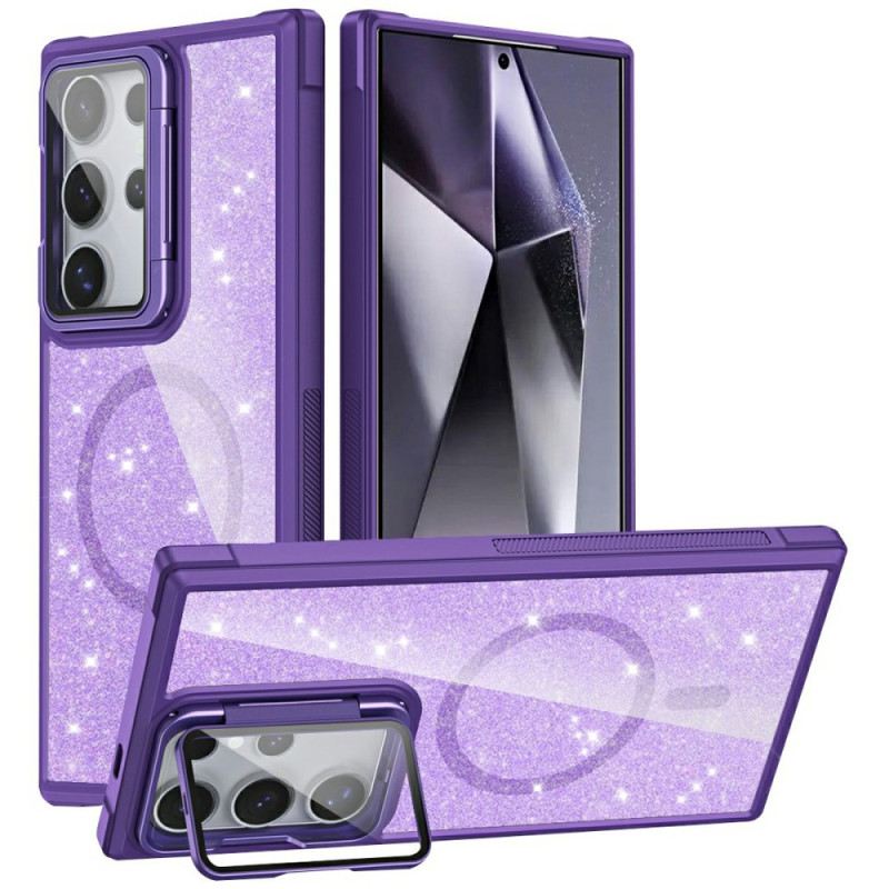 Tok Samsung Galaxy S25 Ultra 5g Csillámos Beépített Állvánnyal