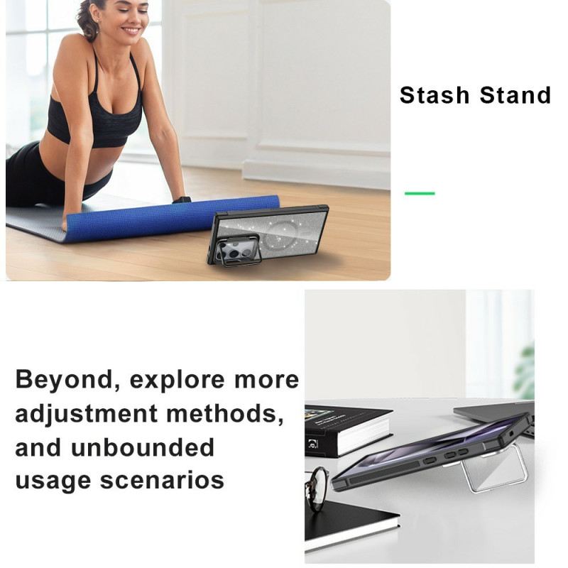 Tok Samsung Galaxy S25 Ultra 5g Csillámos Beépített Állvánnyal