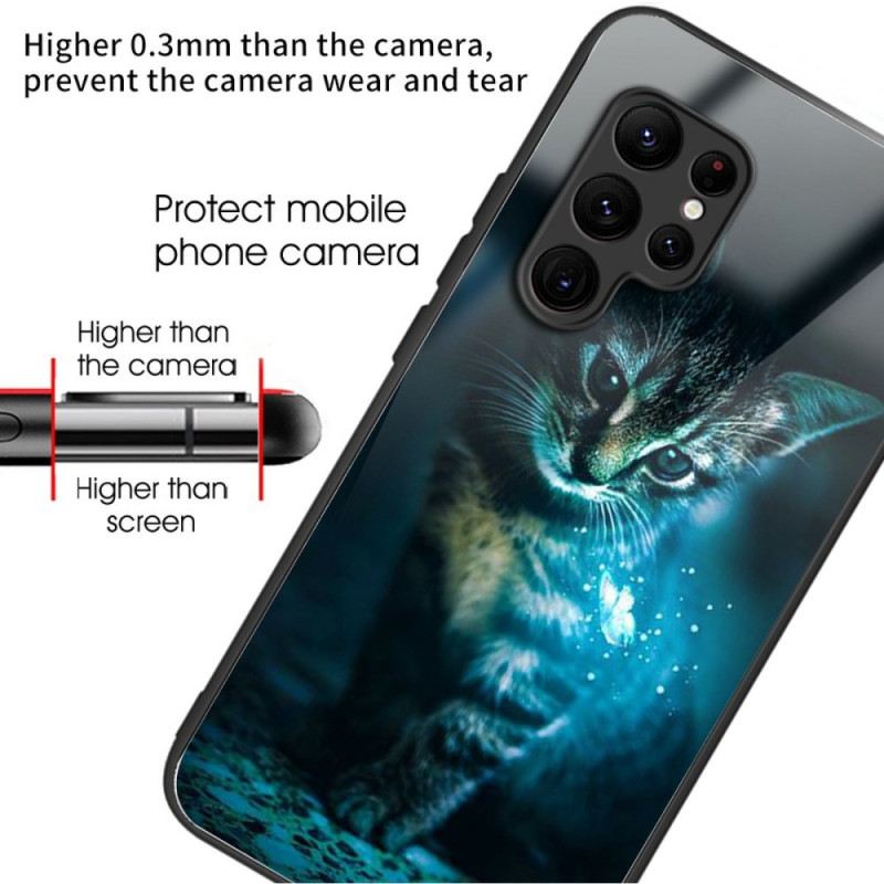 Tok Samsung Galaxy S25 Ultra 5g Edzett Üveg Macska