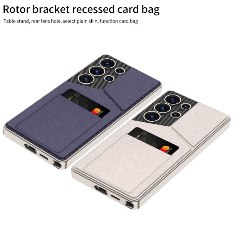 Tok Samsung Galaxy S25 Ultra 5g Gkk Kártyatartó És Kihajtható Állvány