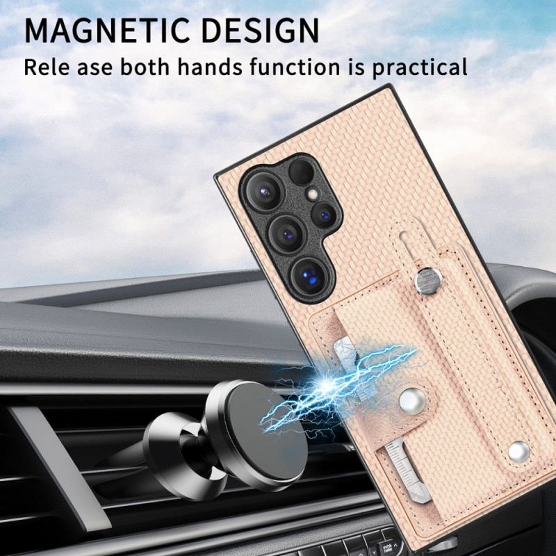 Tok Samsung Galaxy S25 Ultra 5g Kártyatartó És Szíj-állvány