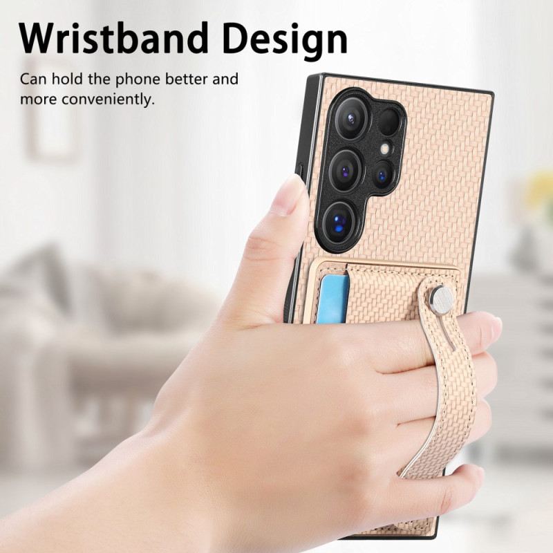 Tok Samsung Galaxy S25 Ultra 5g Kártyatartó És Szíj-állvány