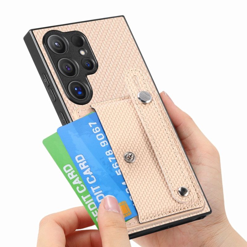 Tok Samsung Galaxy S25 Ultra 5g Kártyatartó És Szíj-állvány