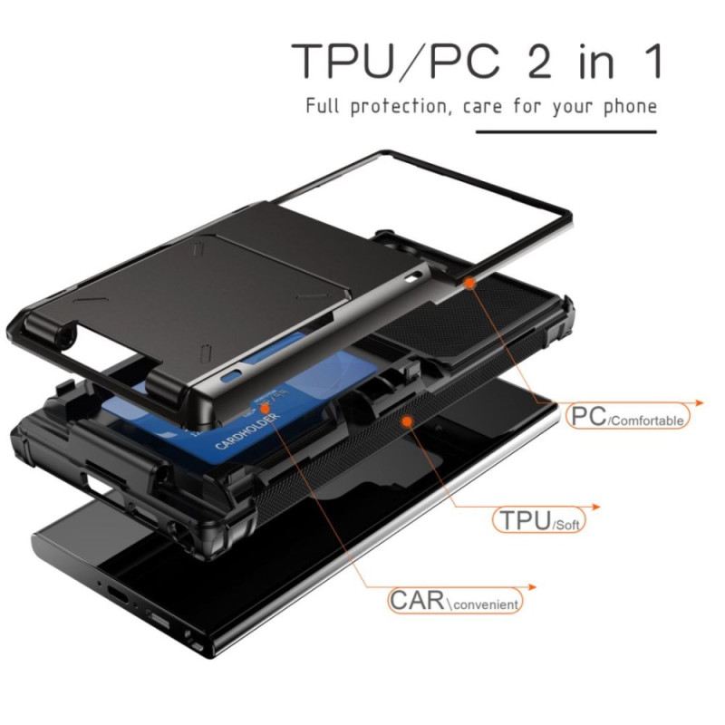 Tok Samsung Galaxy S25 Ultra 5g Kihajtható Kártyatartó