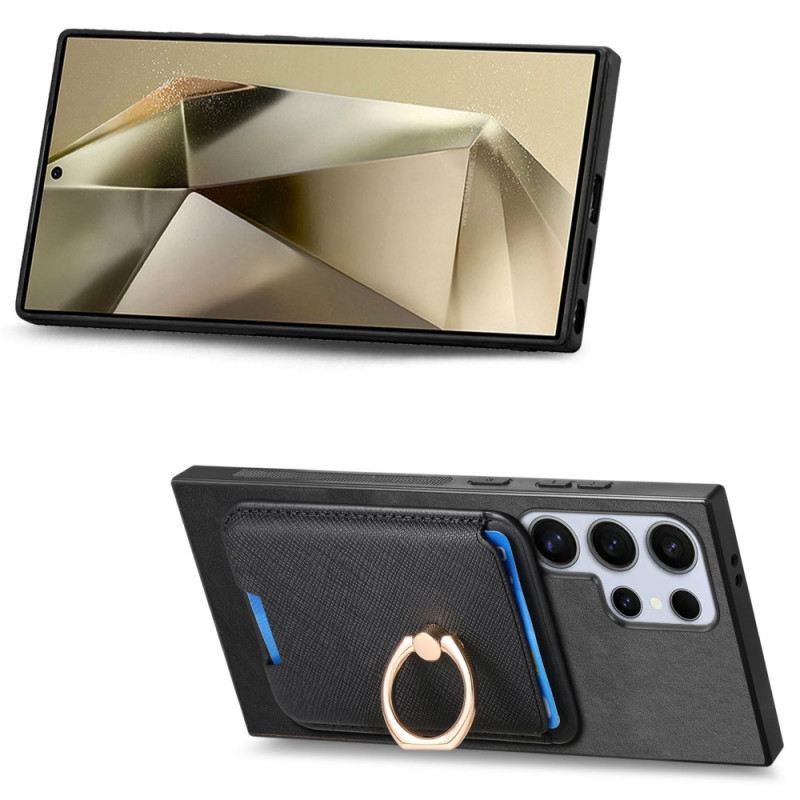 Tok Samsung Galaxy S25 Ultra 5g Levehető Mágneses Kártyatartó És Állvány