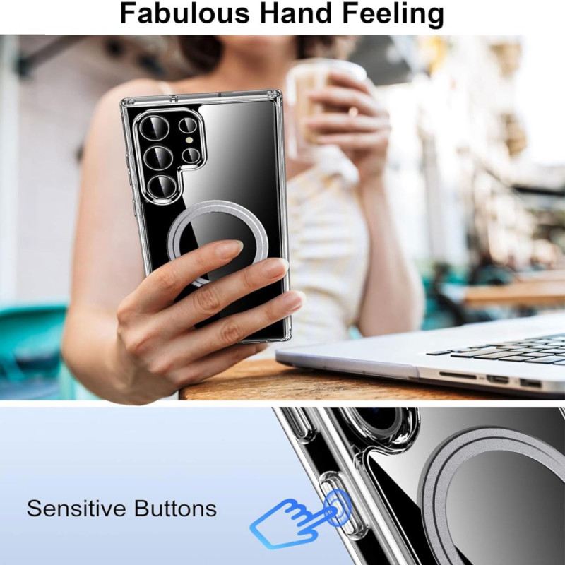 Tok Samsung Galaxy S25 Ultra 5g Magsafe-fel Kompatibilis Védőtok