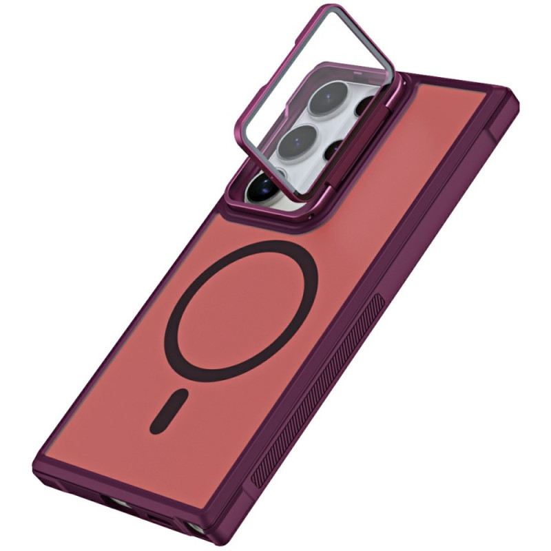 Tok Samsung Galaxy S25 Ultra 5g Magsafe Kompatibilis Matt Ujjlenyomat-taszító Kialakítás Állvánnyal