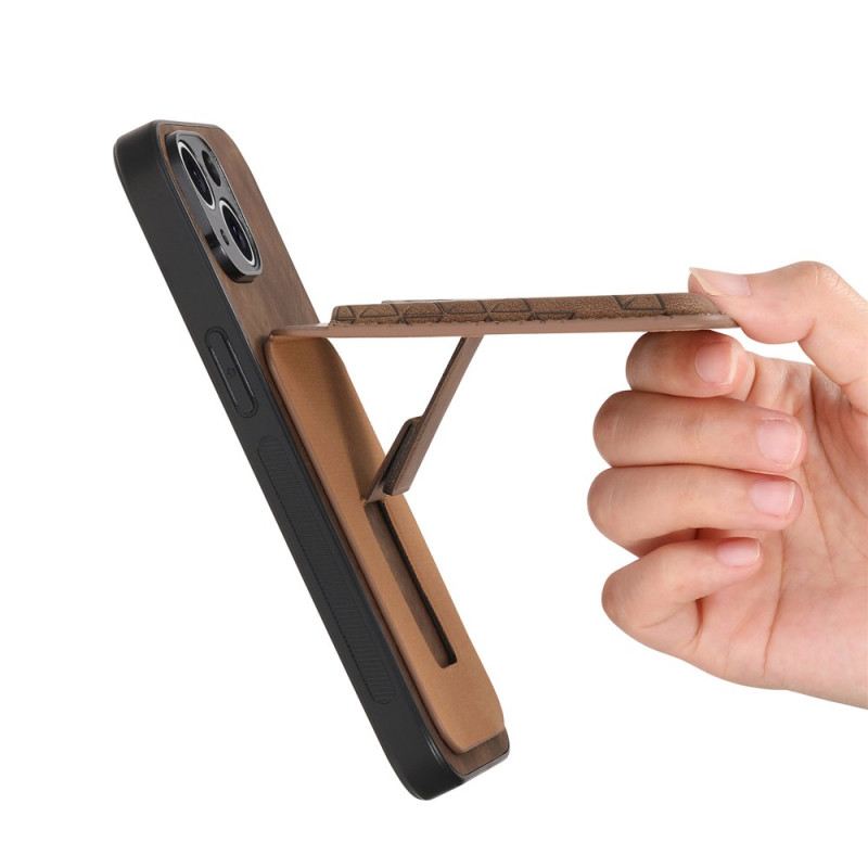 Tok Samsung Galaxy S25 Ultra 5g Nyomott Mintás Kártyatartó És Állvány