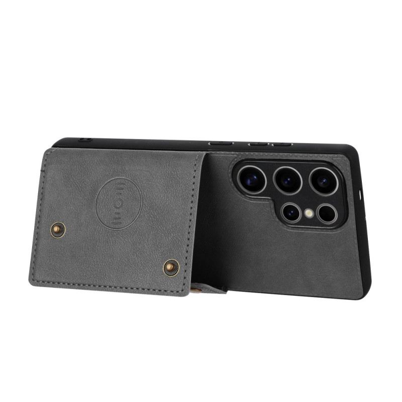 Tok Samsung Galaxy S25 Ultra 5g Retro Stílusú Kártyatartó