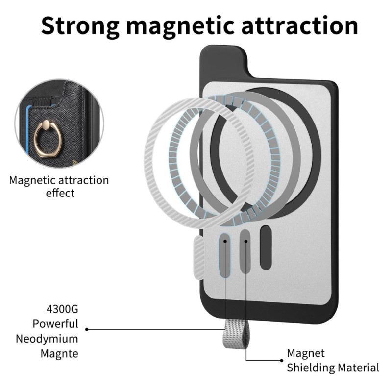 Tok Samsung Galaxy S25 Ultra 5g Velúr Stílusú Levehető Kártyatartó